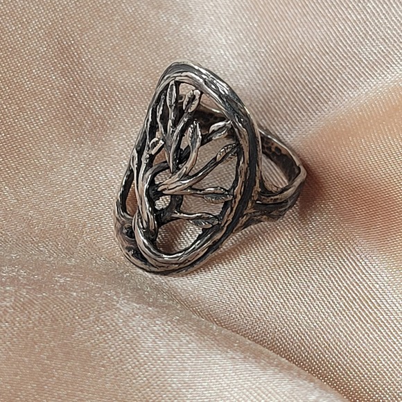 Jewelry - Sajen Sterling Silver Tree of Life Ring Size 6.5 Nature Design 925 4.3g